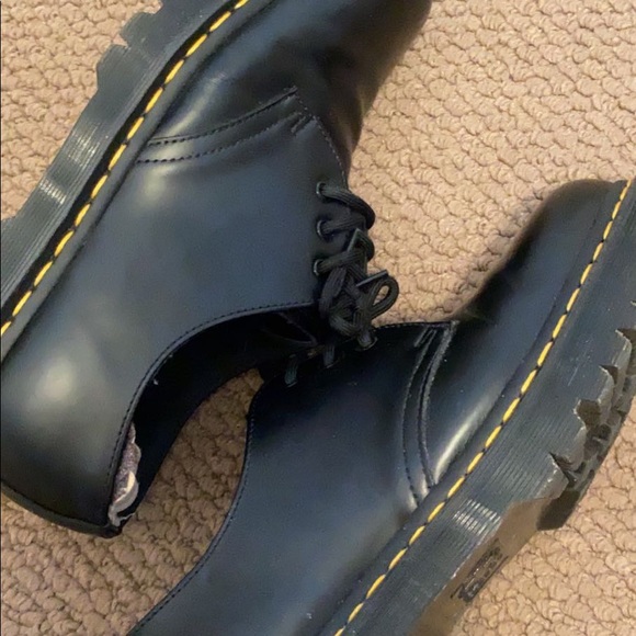 doc marten 180 low doc marten leather shoes - Picture 3 of 6